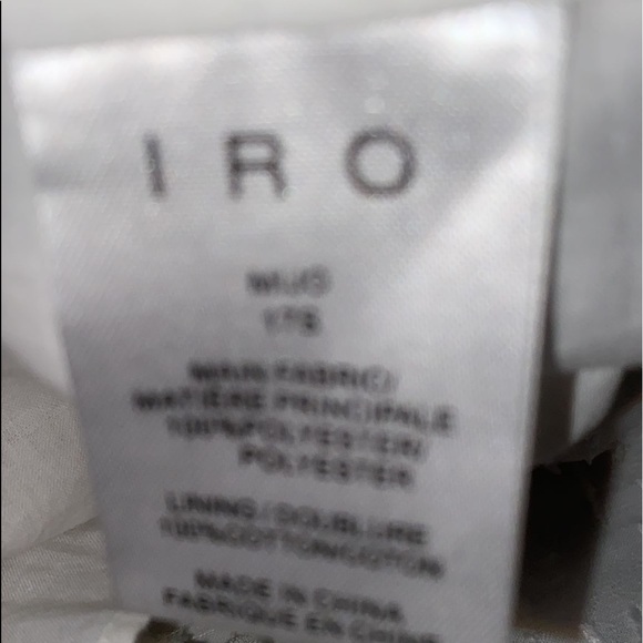 IRO Mijo Woven Ruffle Dress In White - Picture 14 of 14